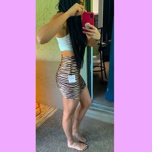 NWT superdown mini skirt xs